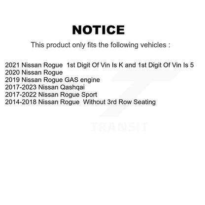 Plaquettes de frein à disque avant en céramique, pour Nissan Rogue Sport Qashqai NWF-PTC1737