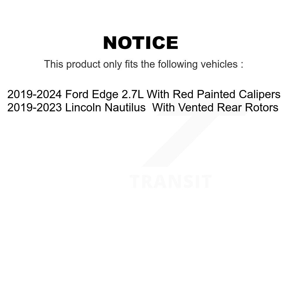 Plaquettes de frein à disque avant en céramique, pour Ford Edge Lincoln Nautilus NWF-PTC2180