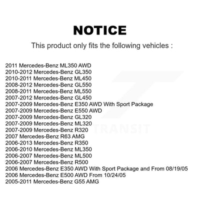 Plaquettes de frein à disque semi-métalliques avant, pour mercedes-benz ML350 ML320 E350 GL350 G5