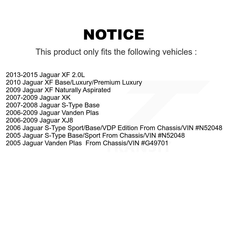 Plaquettes de frein à disque semi-métalliques avant, pour Jaguar XF s-type XK Vanden Plas XJ8