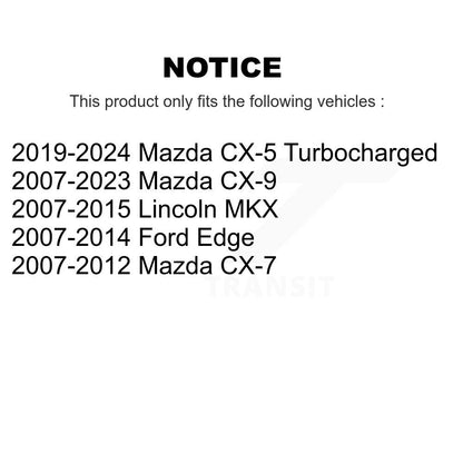 Plaquettes de frein à disque semi-métalliques avant, pour Mazda CX-5 Ford Edge CX-9 Lincoln MKX