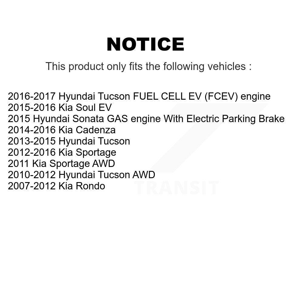 Plaquettes de frein à disque semi-métalliques avant, pour Hyundai Tucson Kia Sportage Rondo Sonat