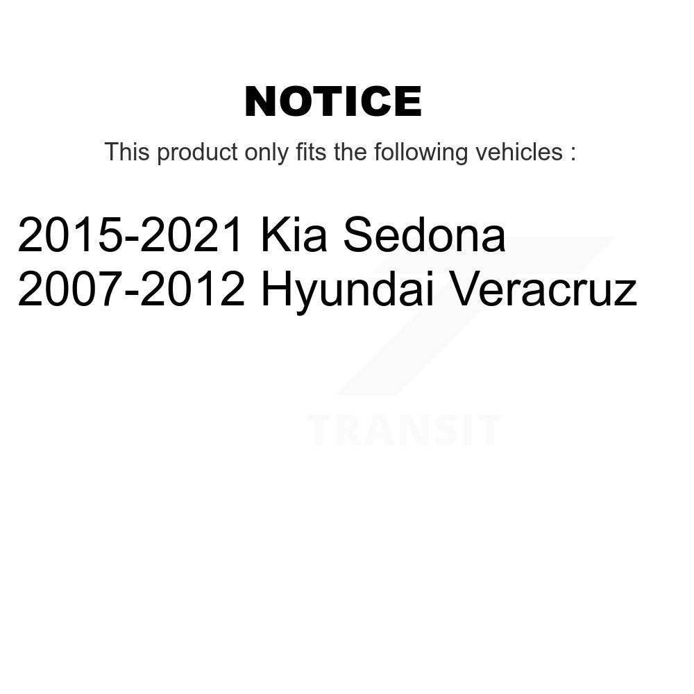Plaquettes de frein à disque semi-métalliques arrière, pour Kia Sedona Hyundai Veracruz PPF-D1302