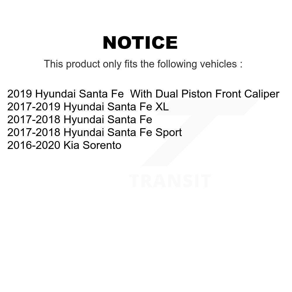 Plaquettes de frein à disque semi-métalliques arrière, pour Kia Sorento Hyundai Santa Fe Sport XL