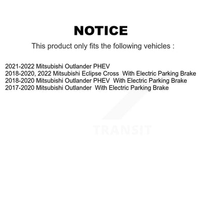 Plaquettes de frein à disque semi-métalliques arrière, pour Mitsubishi Outlander Eclipse Cross PHEV