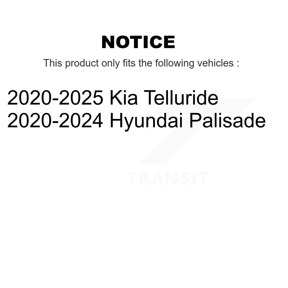Plaquettes de frein à disque semi-métalliques avant, pour Hyundai palissade Kia Telluride PPF-D221