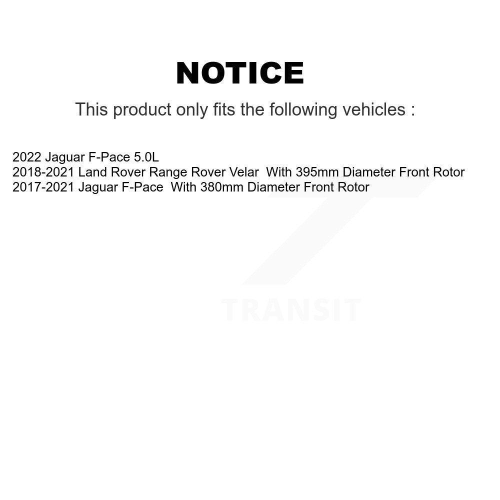 Plaquettes de frein à disque semi-métalliques arrière, pour Jaguar f-pace Land Rover Range Velar