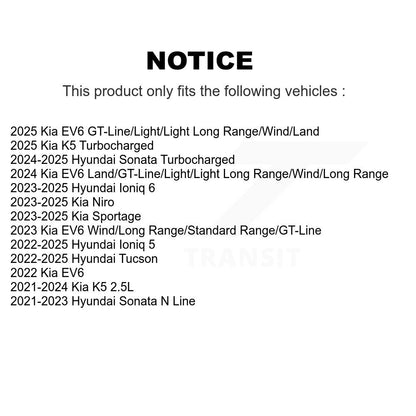 Plaquettes de frein à disque semi-métalliques avant, pour Hyundai Tucson Kia Sportage Ioniq 5 EV6
