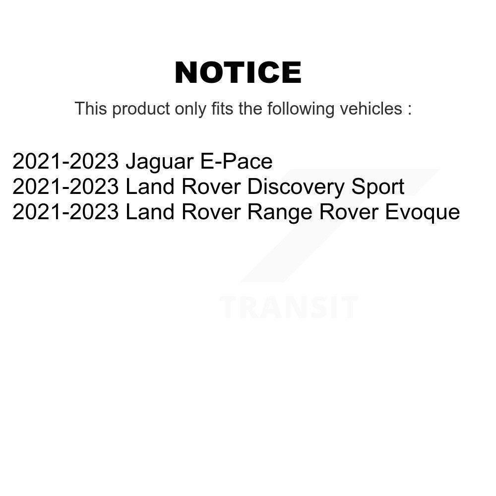 Plaquettes de frein à disque semi-métalliques avant pour Land Rover Range Evoque Discovery Sport