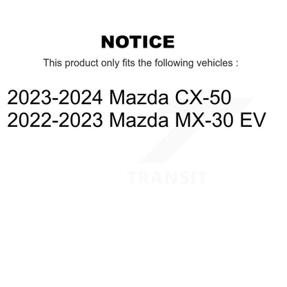 Plaquettes de frein à disque semi-métalliques avant pour Mazda CX-50 MX-30 EV PPF-D2426