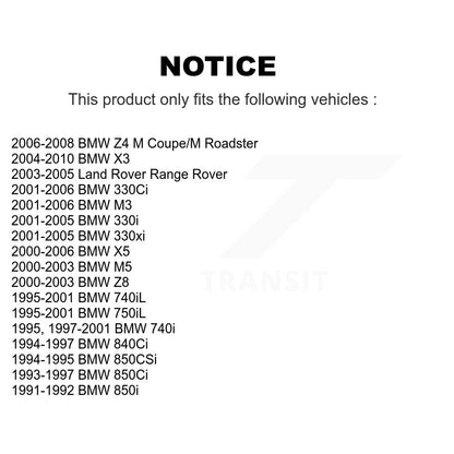 Plaquettes de frein à disque semi-métalliques arrière, pour BMW X3 X5 330Ci Z4 M3 330i 330xi M5 Land