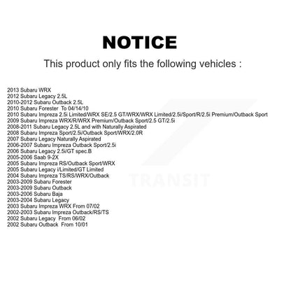 Plaquettes de frein à disque semi-métalliques avant, pour Subaru Outback Impreza Forester Legacy