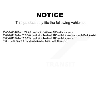 Capteur de vitesse de roue ABS arrière, pour BMW 323i 328i 128i 325i SEN-2ABS0033