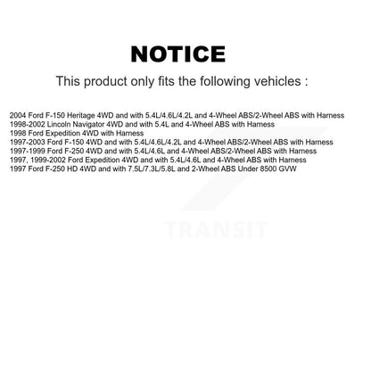 Capteur de vitesse de roue avant ABS, pour Ford F-150 F-250 HD Expedition Heritage Lincol