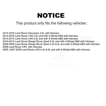 Capteur de vitesse de roue ABS arrière, pour Land Rover Range Sport LR4 LR3 Discovery