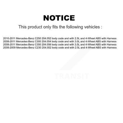 Capteur de vitesse de roue avant ABS, pour mercedes-benz C300 C250 C350 C230 avec harnais