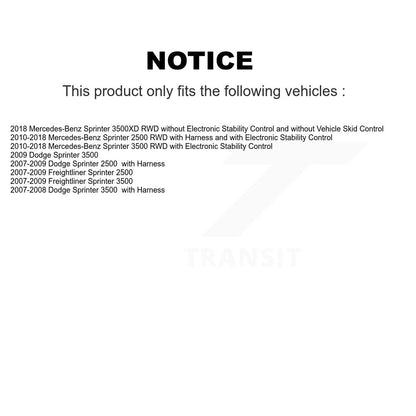 Capteur de vitesse de roue avant ABS, pour mercedes-benz Sprinter 2500 3500 Dodge 3500XD