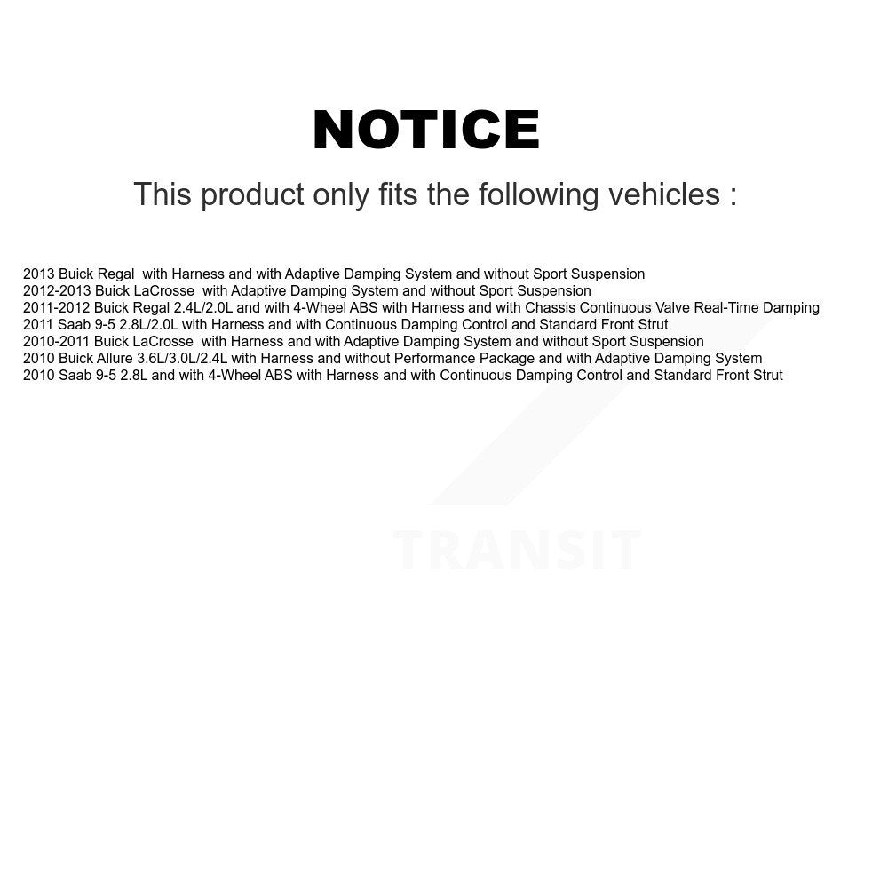 Capteur de vitesse de roue avant ABS, pour Buick LaCrosse Regal Saab 9-5 Allure