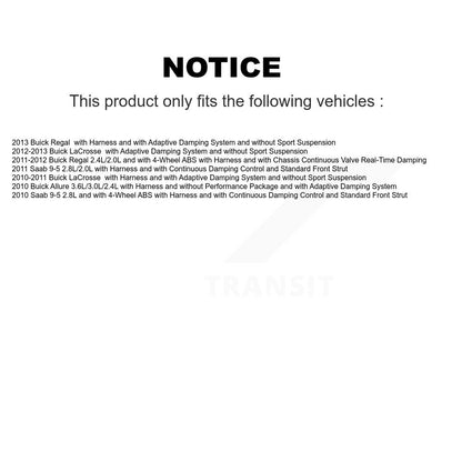 Capteur de vitesse de roue avant ABS, pour Buick LaCrosse Regal Saab 9-5 Allure
