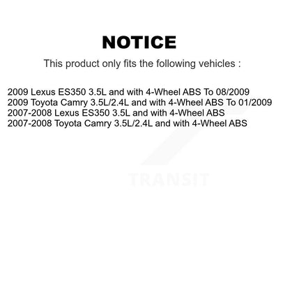 Faisceau de câbles de capteur de vitesse de roue ABS arrière droit, pour Toyota Camry Lexus ES350