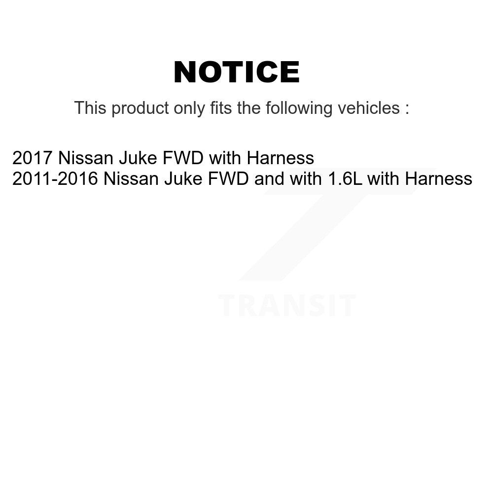 Capteur de vitesse de roue ABS arrière gauche pour Nissan Juke avec harnais SEN-2ABS0941