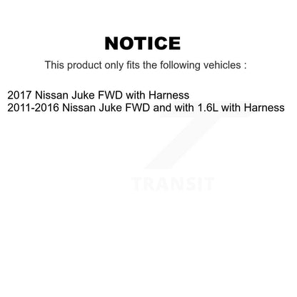 Capteur de vitesse de roue ABS arrière gauche pour Nissan Juke avec harnais SEN-2ABS0941