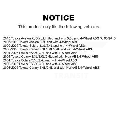 Faisceau de câbles de capteur de vitesse de roue ABS arrière droit, pour Toyota Camry Lexus Solara