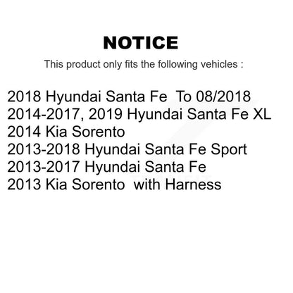 Capteur de vitesse de roue ABS avant droit, pour Hyundai Santa Fe Sport Kia Sorento XL
