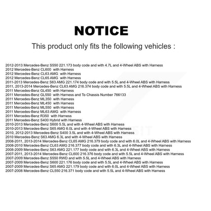 Capteur de vitesse de roue ABS, pour mercedes-benz ML350 S550 R350 ML550 GL550 S63 AMG S6