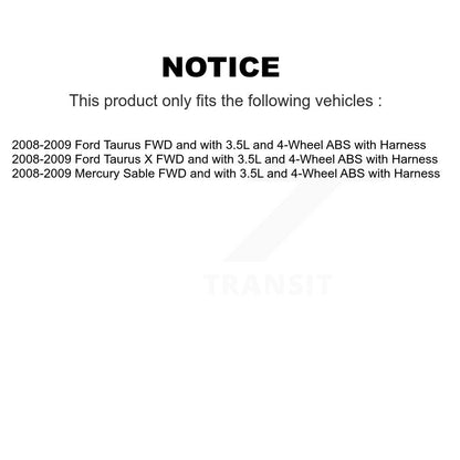Capteur de vitesse de roue ABS arrière gauche pour Ford Taurus X Mercury Sable avec harnais