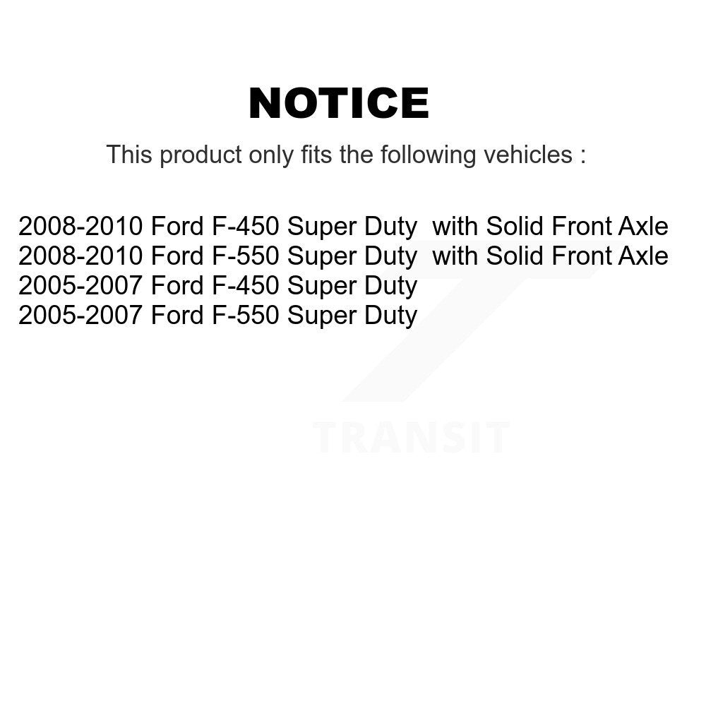 Capteur de vitesse de roue ABS avant, pour Ford F-550 Super Duty F-450 SEN-2ABS2284