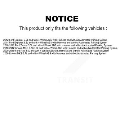 Capteur de vitesse de roue ABS arrière, pour Ford Explorer Taurus Flex Lincoln MKS