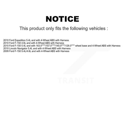 Capteur de vitesse de roue ABS avant, pour Ford F-150 Expedition Lincoln Navigator
