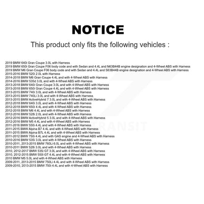 Capteur de vitesse de roue avant ABS, pour BMW M5 528i 650i 535i M6 Gran Coupé 750Li 750i