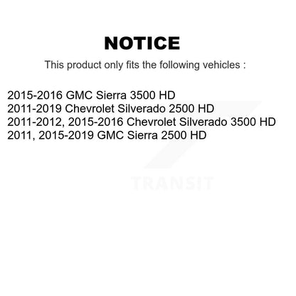 Capteur de vitesse de roue avant ABS, pour Chevrolet GMC Silverado 2500 HD Sierra 3500