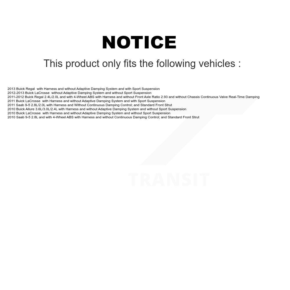 Capteur de vitesse de roue avant ABS, pour Buick LaCrosse Regal Saab 9-5 Allure