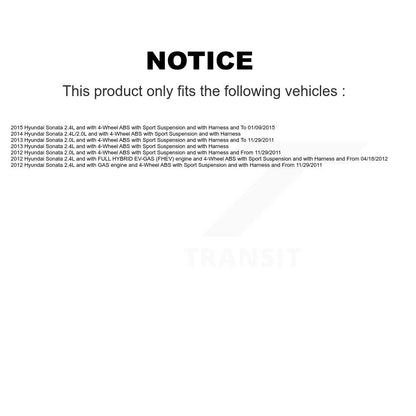 Capteur de vitesse de roue ABS avant gauche pour Hyundai Sonata SEN-2ABS2812