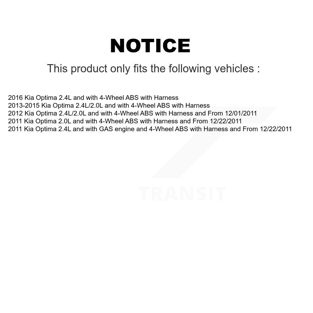 Capteur de vitesse de roue ABS avant gauche pour Kia Optima SEN-2ABS2828