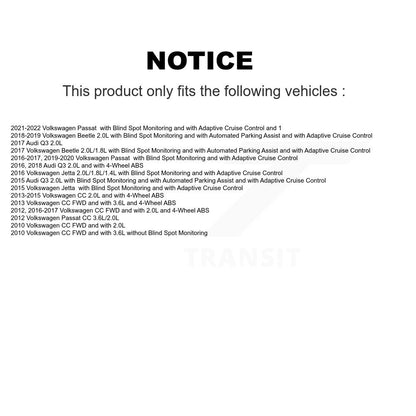 Capteur de vitesse de roue ABS droit, pour Volkswagen Jetta Passat Audi Q3 Beetle CC