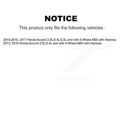 Capteur de vitesse de roue ABS arrière pour Honda Accord avec harnais SEN-2ABS2839