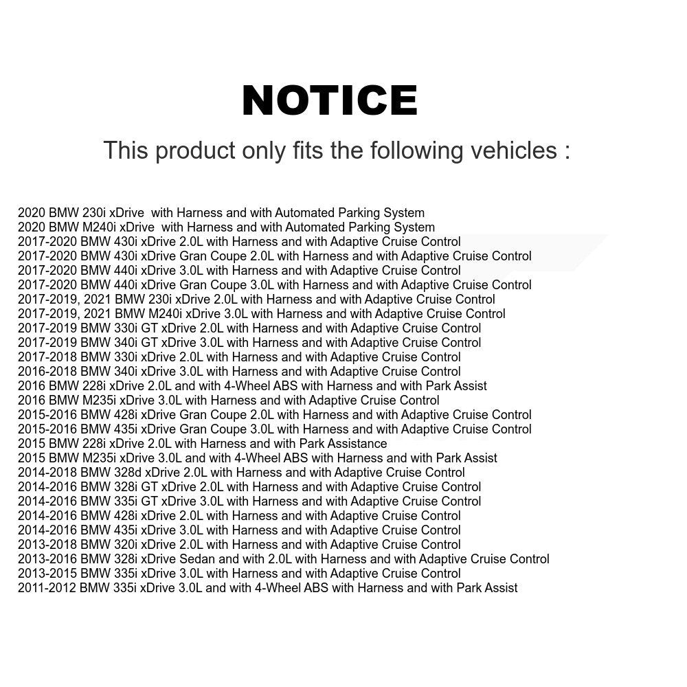Capteur de vitesse de roue ABS avant, pour BMW 328i xDrive 320i 330i 335i 428i 328d 340i