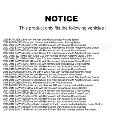 Capteur de vitesse de roue ABS avant, pour BMW 328i xDrive 320i 330i 335i 428i 328d 340i