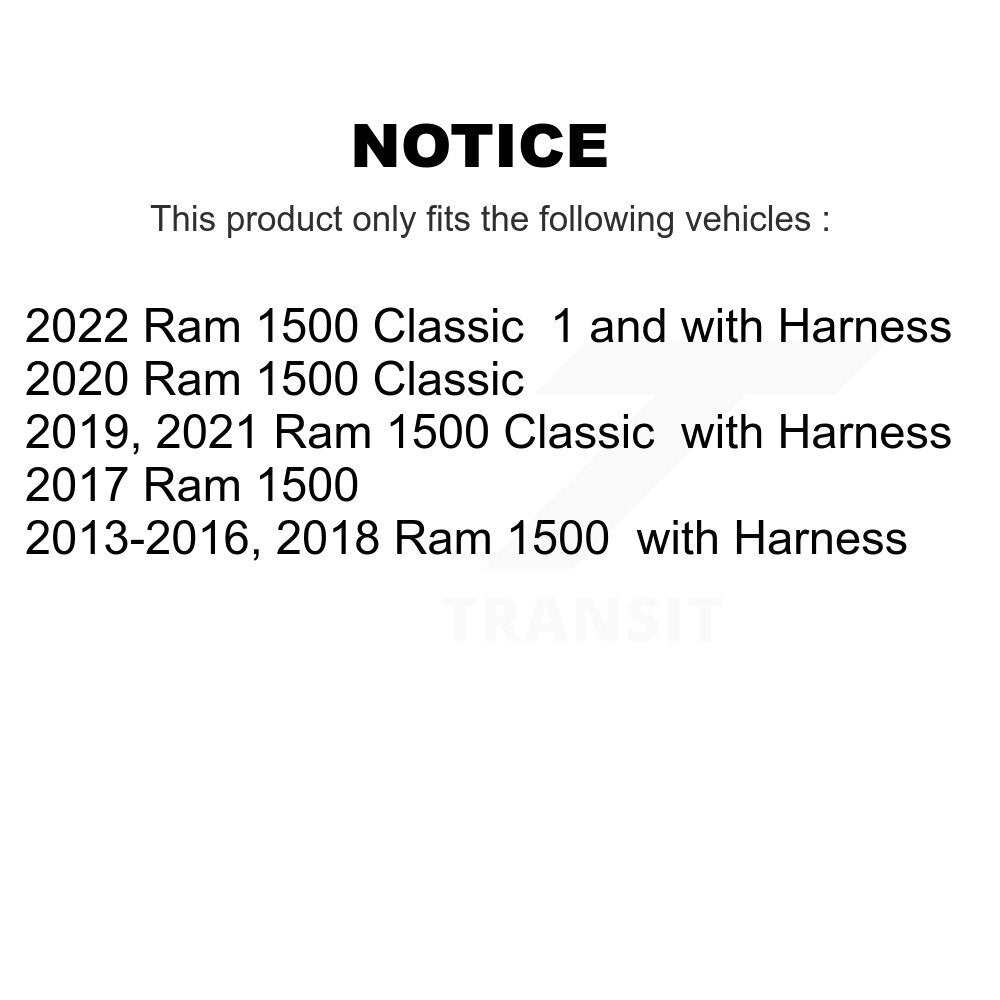 Capteur de vitesse de roue ABS avant pour Ram 1500 Classic SEN-2ABS2898