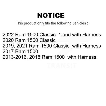 Capteur de vitesse de roue ABS avant pour Ram 1500 Classic SEN-2ABS2898