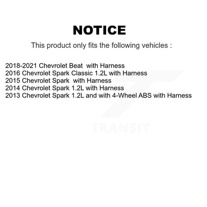 Capteur de vitesse de roue ABS arrière gauche pour Chevrolet Spark Beat Classic avec harnais