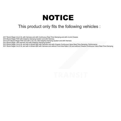 Capteur de vitesse de roue ABS arrière gauche pour Buick Regal SEN-2ABS2930