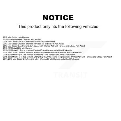 Capteur de vitesse de roue ABS arrière, pour Mini Cooper BMW X1 Clubman Countryman 220i