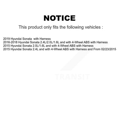 Capteur de vitesse de roue ABS avant pour Hyundai Sonata SEN-2ABS3155