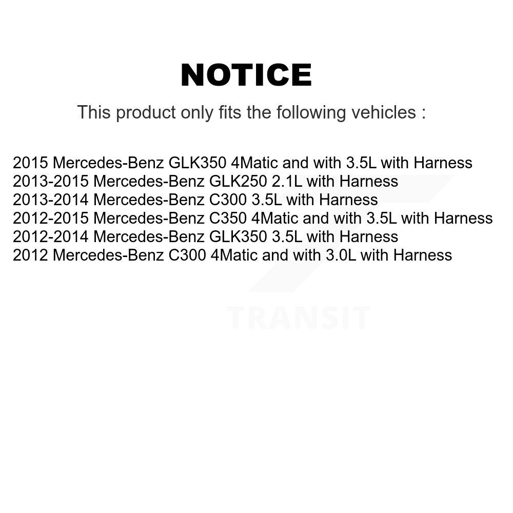 Capteur de vitesse de roue ABS avant, pour Mercedes-Benz C300 GLK250 GLK350 C350