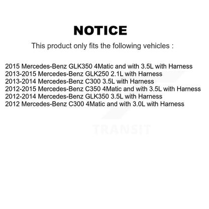 Capteur de vitesse de roue ABS avant, pour Mercedes-Benz C300 GLK250 GLK350 C350
